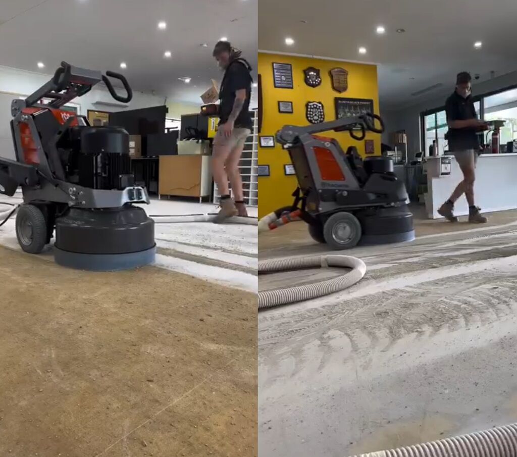 Glue Removal From Concrete - Concrete Grinding - Flooring And Grinding Australia